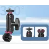 Ulanzi R098 Magic Arm Braço articulado de esfera dupla com parafuso de 1/4 polegadas e encaixe cold shoe, preto