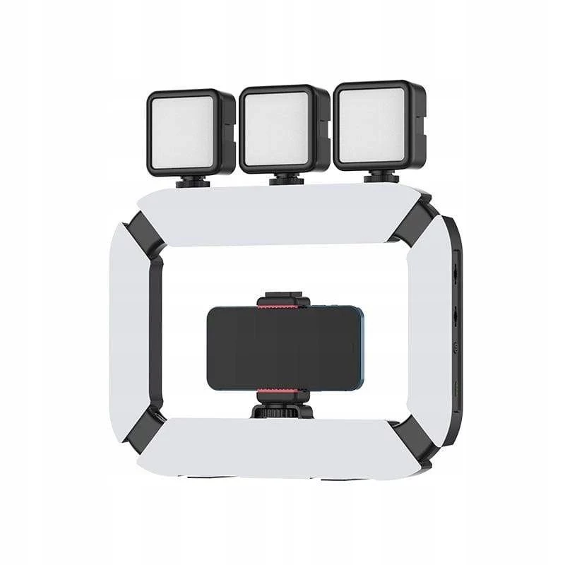 Ulanzi U200 Luz de vídeo LED com suporte para smartphone - bi-color 2500K-8500K