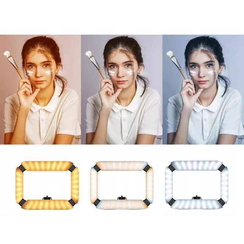 Ulanzi U200 Luz de vídeo LED com suporte para smartphone - bi-color 2500K-8500K