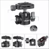 Ulanzi U-80L Cabeça de esfera 3D com placa de libertação rápida Arca-Swiss, carga de 20 kg, rotação panorâmica 360°, preto