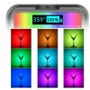 Ulanzi VL49 Luz de vídeo LED RGB, 2500K-9000K, 6W, 2000mAh