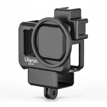 Ulanzi SB6049 suporte de moldura + adaptador de microfone + conjunto de filtros para GoPro HERO 9/10 Black