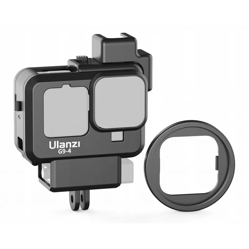 Ulanzi SB6049 suporte de moldura + adaptador de microfone + conjunto de filtros para GoPro HERO 9/10 Black