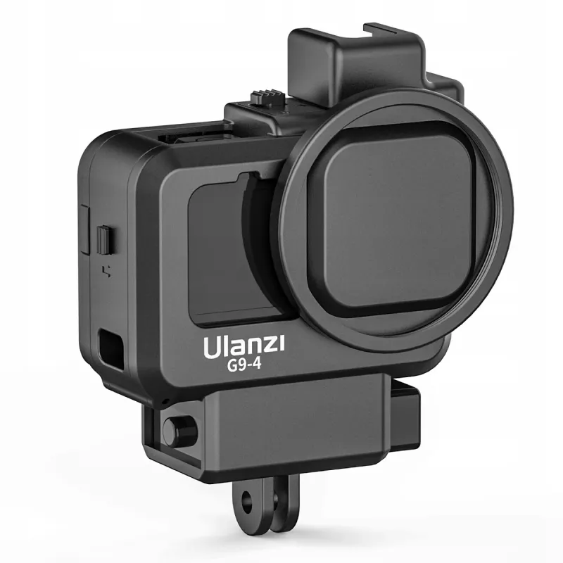 Ulanzi SB6049 suporte de moldura + adaptador de microfone + conjunto de filtros para GoPro HERO 9/10 Black