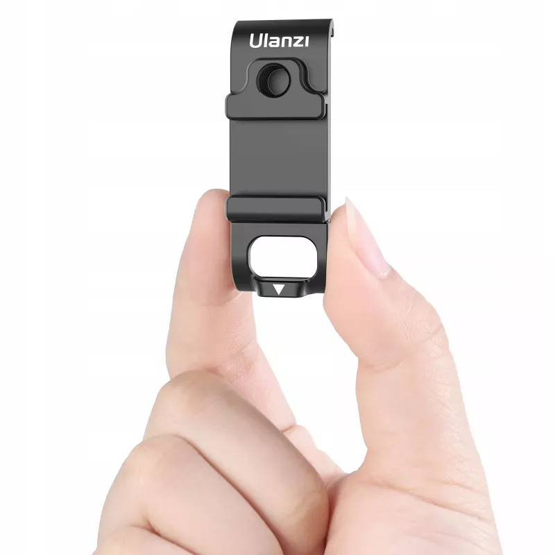 Ulanzi G9-6 Tampa lateral da bateria com encaixe cold shoe e rosca de 1/4 polegadas para GoPro Hero 9/10/11/12 preto