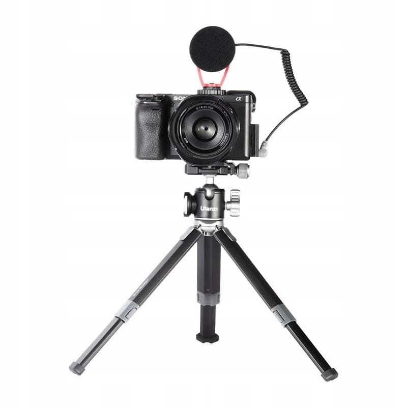 Ulanzi MT-24 Tripé metal stopka ISO com cabeça de inclinação 3D - preto