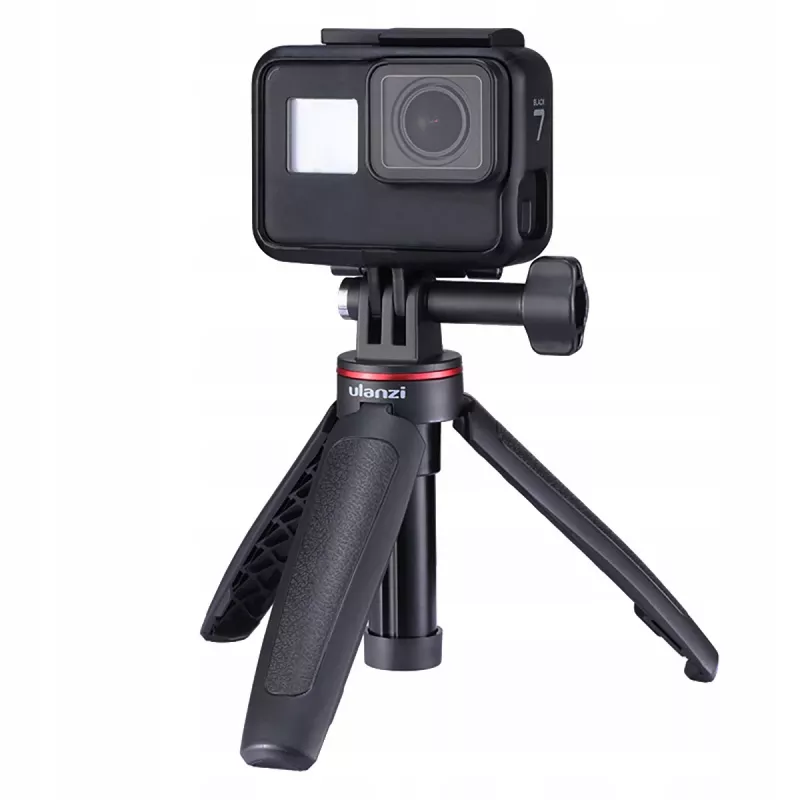 ULANZI MT-09 Mini-tripé, monopé e punho para GoPro, SJCAM, Xiaomi, DJI Osmo Action, preto