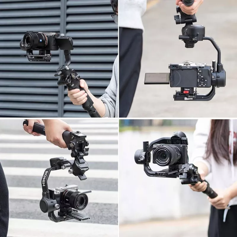 Ulanzi R085 Placa de libertação rápida com escala para DJI Ronin RS 2 / RSC 2