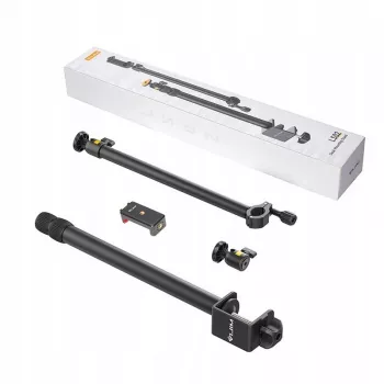 Ulanzi Vijim LS02 Suporte de braço de montagem para secretária com 2 cabeças esféricas e rotação 360° para vlogging, streaming, fotografia