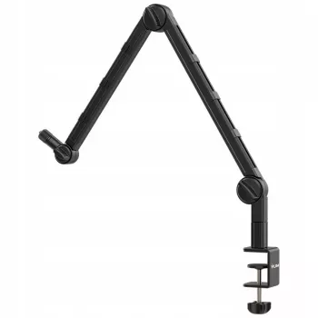 Ulanzi LS25 Aperto de mesa em C suporte de estúdio para câmara, microfone, luz LED, Preto