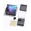 Ulanzi VL49 RGB Pro LED Video Light 60 LEDs 2500mAh com fixação magnética e grelha de favo