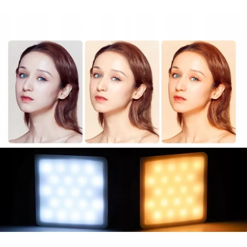 Ulanzi VL49 RGB Pro LED Video Light 60 LEDs 2500mAh com fixação magnética e grelha de favo
