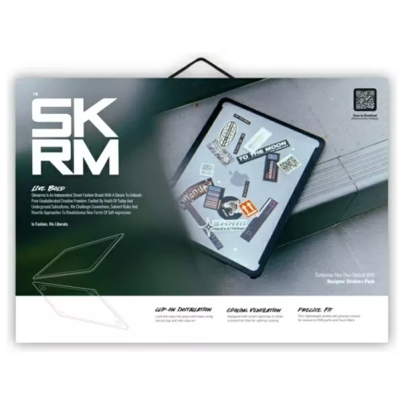 Capa rígida Skinarma Henko para MacBook Air 13 polegadas (2018-2020) - Frost Clear