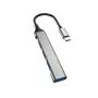 Hub USB-A Dudao A16T 4 Portas USB 2.0 Preto