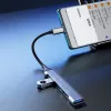 Hub USB-A Dudao A16T 4 Portas USB 2.0 Preto