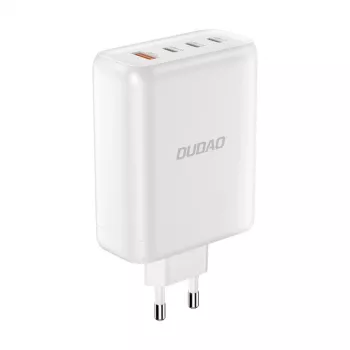 Carregador GaN USB-C Dudao A140 140W 3xUSB-C 1xUSB-A Preto