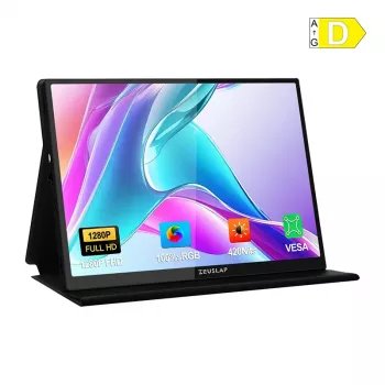 Monitor portátil ZEUSLAP Z10T com ecrã tátil de 10 pontos 10,1 polegadas 1920x1200 IPS