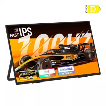 Monitor portátil ZEUSLAP Z23 LITE de 23,8 polegadas - Full HD IPS 100Hz USB-C