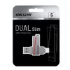 HIKSEMI PEN USB 128 GB E307C U3 Dual USB 3.2 e USB Type-C cinzento