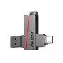 HIKSEMI PEN USB 256 GB E307C U3 Dual USB 3.2 e USB Type-C cinzento