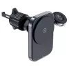 Acefast D18 Suporte para carro com MagSafe / Carregador sem fios Qi + Cabo USB-A para USB-C - Preto