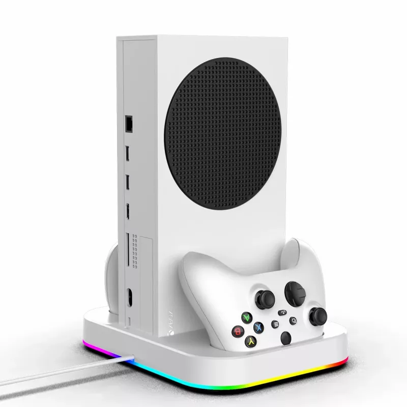 IPEGA suporte RGB de carregamento e arrefecimento para Xbox Series S + 2 unid.