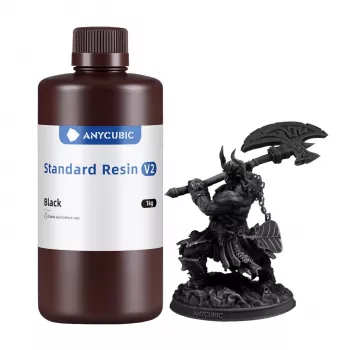 Anycubic Standard V2 Resina, Preto, 1kg