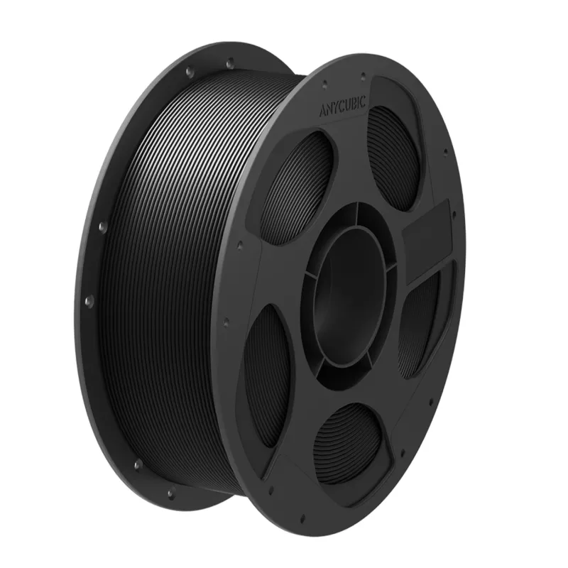 Filamento PLA+ Anycubic 1,75mm Preto 1kg AHPLPBK-108