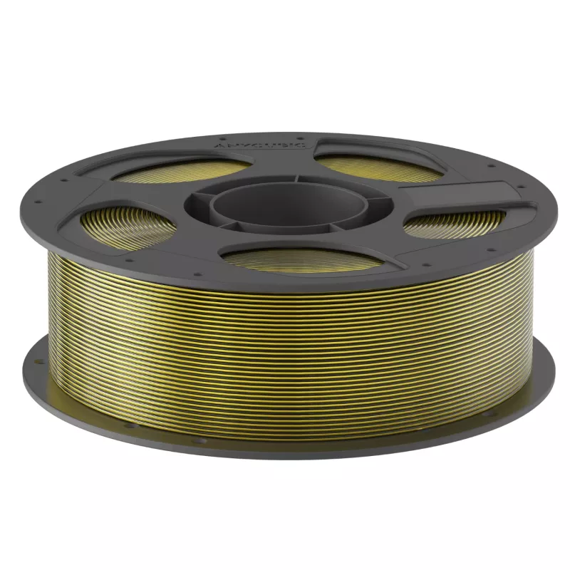 Filamento PLA Silk Dual PLA Anycubic 1,75mm Preto e Dourado AHSC07-103