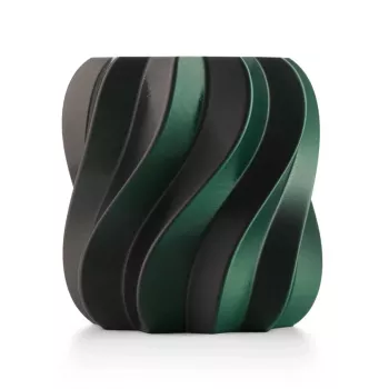 Filamento Anycubic PLA Silk Dual Color 1,75mm Preto e Verde 1kg