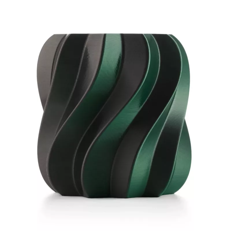 Filamento Anycubic PLA Silk Dual Color 1,75mm Preto e Verde 1kg