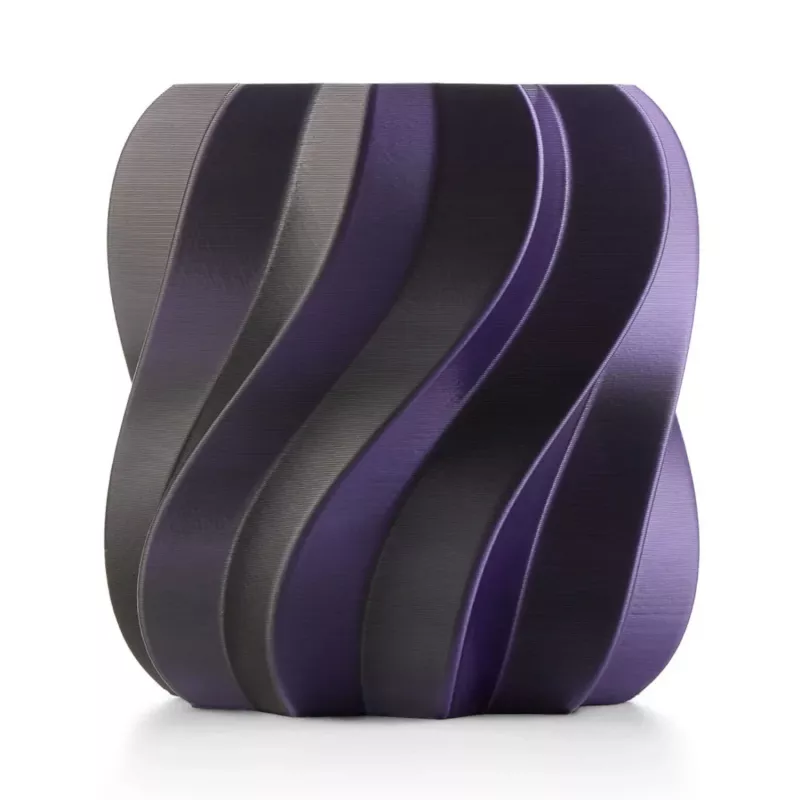 Filamento PLA Silk Dual PLA Anycubic 1,75mm Preto & Lilás AHSC10-103
