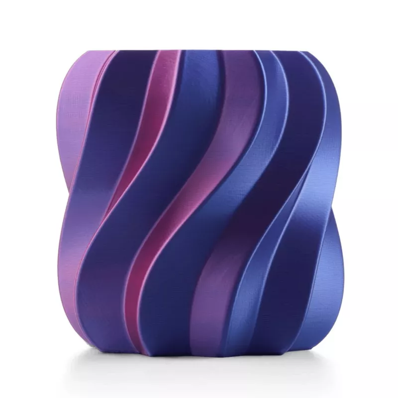 Filamento PLA Silk Dual ANYCUBIC 1,75mm Vermelho e Azul 1kg AHSC13-103