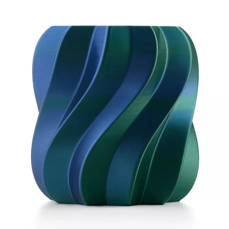 Filamento PLA Silk Dual PLA ANYCUBIC 1,75mm Azul e Verde AHSC16-103