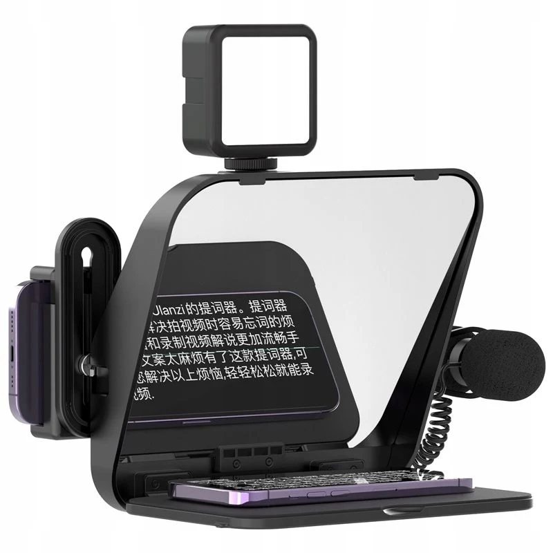 Teleprompter portátil Ulanzi RT02 para smartphones, tablets e câmaras