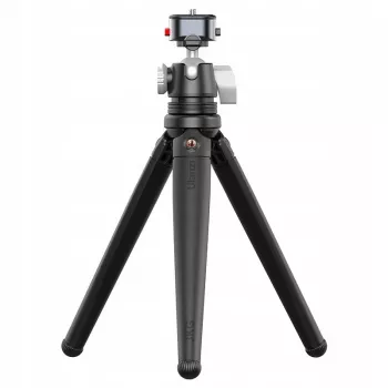 Trepé flexível Ulanzi Claw Pro com sapata fria e 3x parafusos de 1/4 polegada para câmara, smartphone, action cam