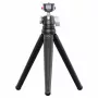 Trepé flexível Ulanzi Claw Pro com sapata fria e 3x parafusos de 1/4 polegada para câmara, smartphone, action cam