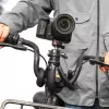 Trepé flexível Ulanzi Claw Pro com sapata fria e 3x parafusos de 1/4 polegada para câmara, smartphone, action cam