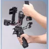 Grampo de montagem em calha NATO ULANZI para DJI Ronin RS 2/RS 3/RS 3 Pro/RS 3 Mini - preto