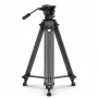 ULANZI MT-81 tripé com cabeça fluida para filmagens, 8 kg de carga, 155 cm de altura