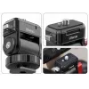 ULANZI Quick CO01 suporte de monitor 3D 360° com parafuso de 1/4 polegadas, preto