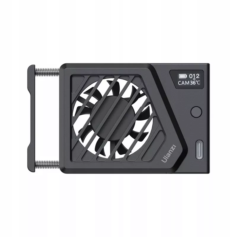 Ulanzi CA25 ventoinha de arrefecimento para câmaras sem espelho Sony Canon Fuji Fujifilm, preto
