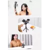 Ulanzi M007 / Ma26 punho tripé de metal 3 em 1 para telemóvel com rotação 360°, encaixe para acessórios, preto