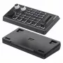 ULANZI D005 DD02 misturador de áudio placa de som para streaming ao vivo, podcasting, gaming