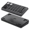 ULANZI D005 DD02 misturador de áudio placa de som para streaming ao vivo, podcasting, gaming