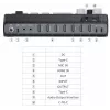 ULANZI D005 DD02 misturador de áudio placa de som para streaming ao vivo, podcasting, gaming