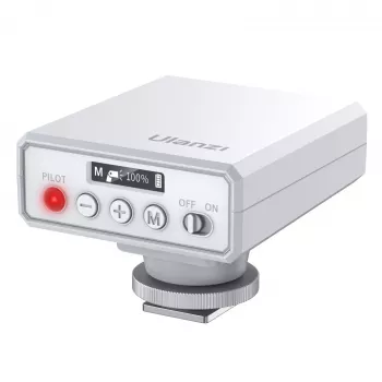 Ulanzi F12 GN12 RGB LED Video Light com adaptador de sapata fria, 2500K-9000K, 6W, 2000mAh, branco