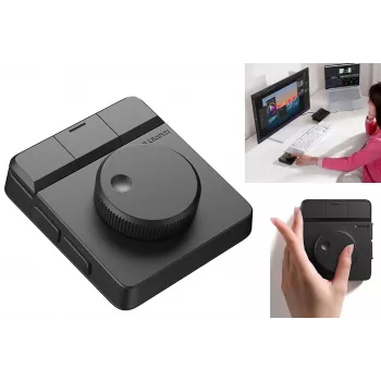 ULANZI D100H Bluetooth 5.0 controlador de vídeo háptico com botão rotativo e ecrã OLED