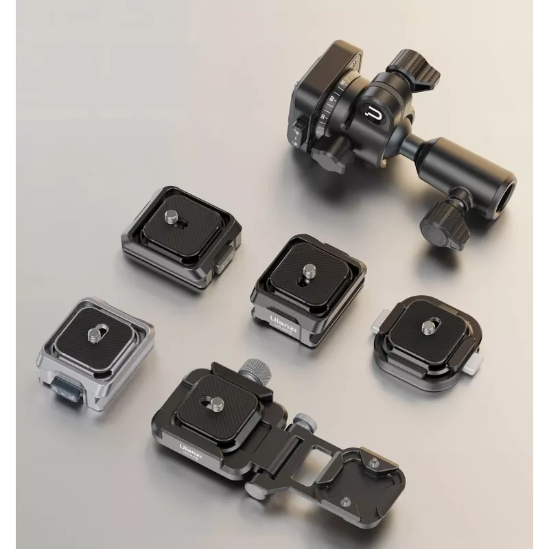 ULANZI C061 adaptador de placa de libertação rápida para gimbals DJI RS 2/3/4 - compatível com Arca-Swiss