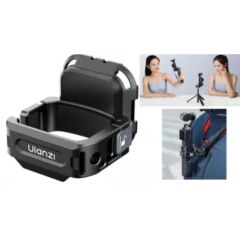 ULANZI PK13 suporte de libertação rápida para DJI Osmo Pocket 3, GoPro, parafuso de 1/4 polegadas, preto